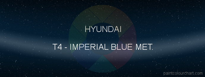 Hyundai paint T4 Imperial Blue Met.