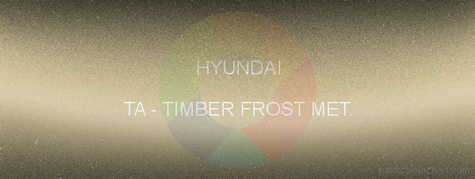 Hyundai paint TA Timber Frost Met.
