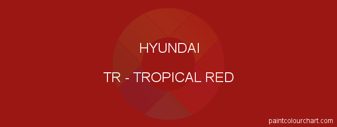 Hyundai paint TR Tropical Red