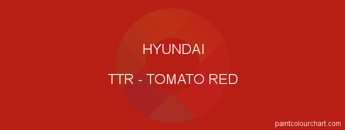 Hyundai paint TTR Tomato Red