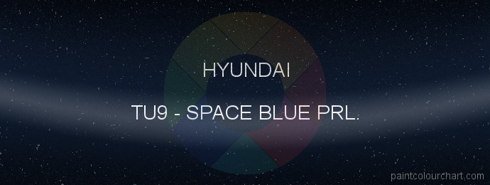 Hyundai paint TU9 Space Blue Prl.