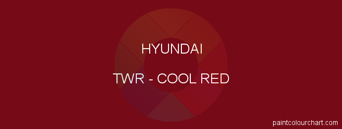 Hyundai paint TWR Cool Red