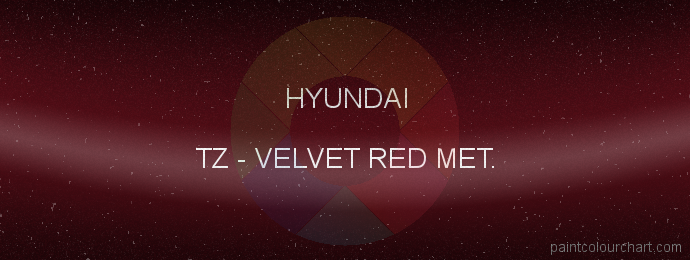 Hyundai paint TZ Velvet Red Met.