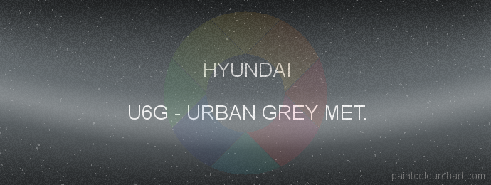 Hyundai paint U6G Urban Grey Met.