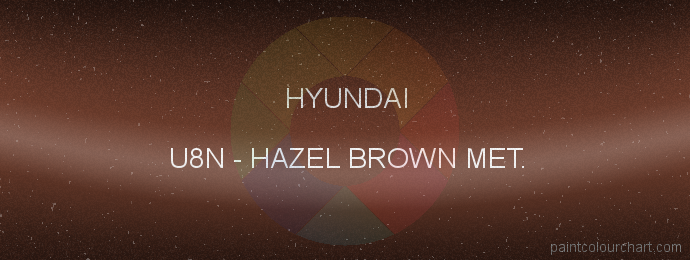 Hyundai paint U8N Hazel Brown Met.