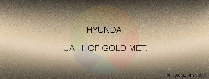 Hyundai paint UA Hof Gold Met.