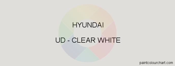 Hyundai paint UD Clear White