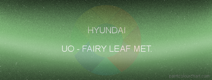 Hyundai paint UO Fairy Leaf Met.