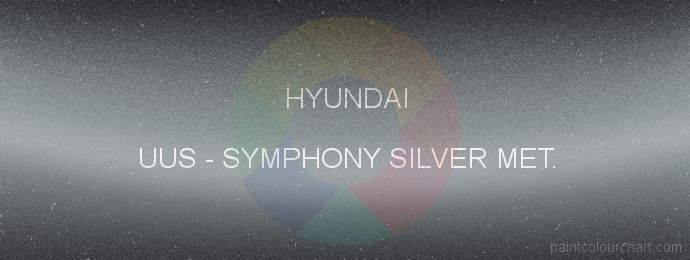 Hyundai paint UUS Symphony Silver Met.