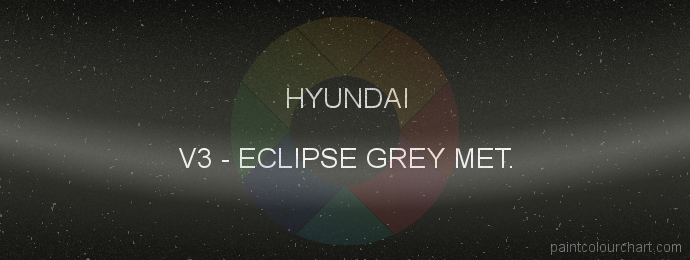 Hyundai paint V3 Eclipse Grey Met.