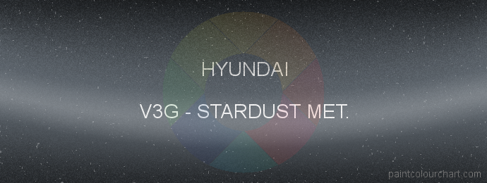 Hyundai paint V3G Stardust Met.