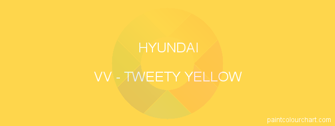 Hyundai paint VV Tweety Yellow