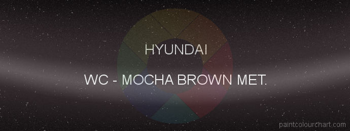 Hyundai paint WC Mocha Brown Met.