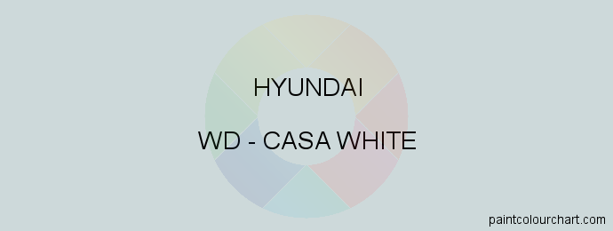 Hyundai paint WD Casa White