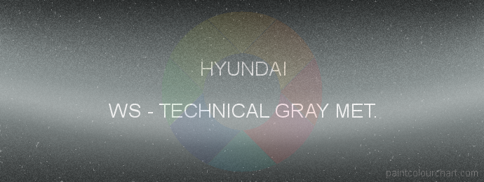 Hyundai paint WS Technical Gray Met.