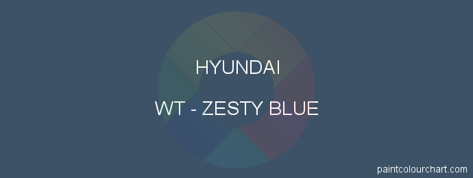 Hyundai paint WT Zesty Blue