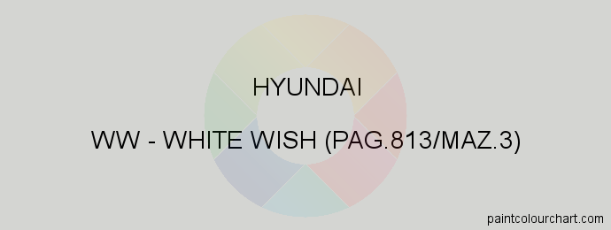 Hyundai paint WW White Wish (pag.813/maz.3)
