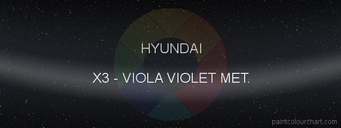 Hyundai paint X3 Viola Violet Met.