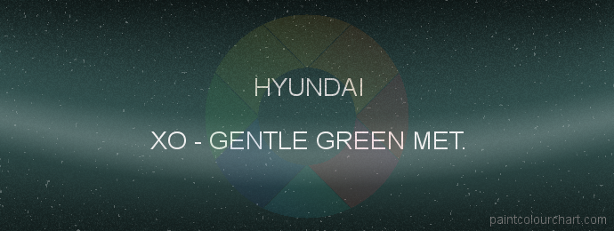 Hyundai paint XO Gentle Green Met.