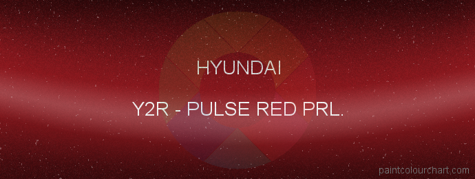 Hyundai paint Y2R Pulse Red Prl.