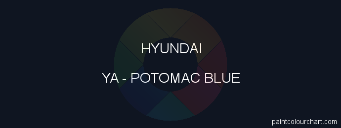 Hyundai paint YA Potomac Blue