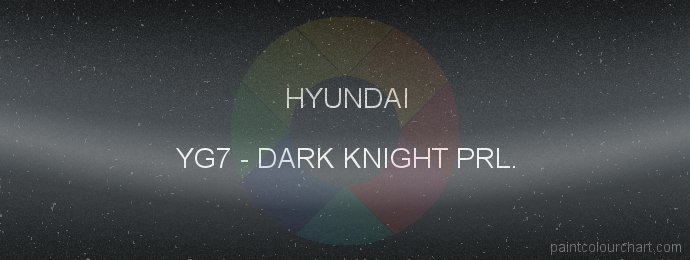 Hyundai paint YG7 Dark Knight Prl.
