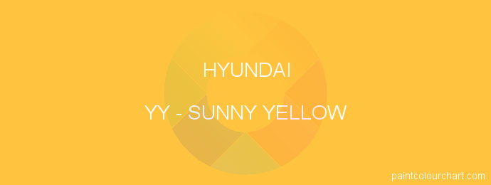 Hyundai paint YY Sunny Yellow