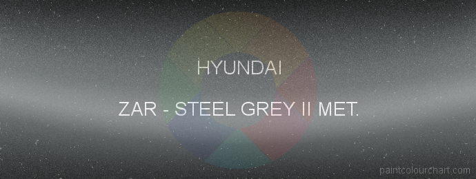 Hyundai paint ZAR Steel Grey Ii Met.