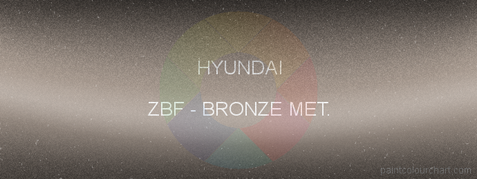 Hyundai paint ZBF Bronze Met.