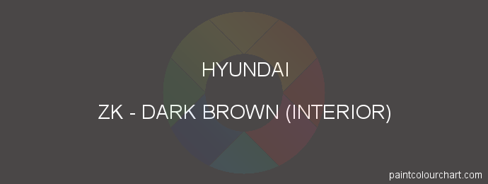 Hyundai paint ZK Dark Brown (interior)