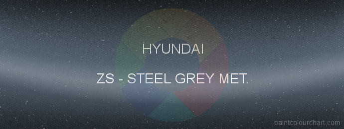 Hyundai paint ZS Steel Grey Met.