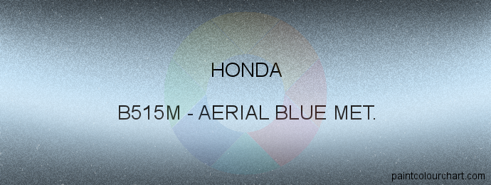 Honda paint B515M Aerial Blue Met.