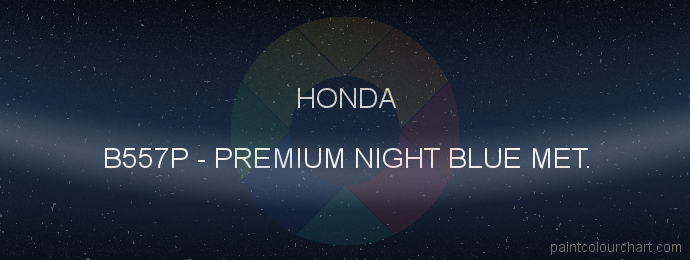 Honda paint B557P Premium Night Blue Met.