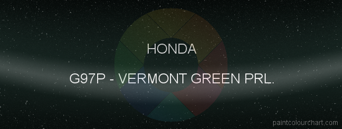 Honda paint G97P Vermont Green Prl.