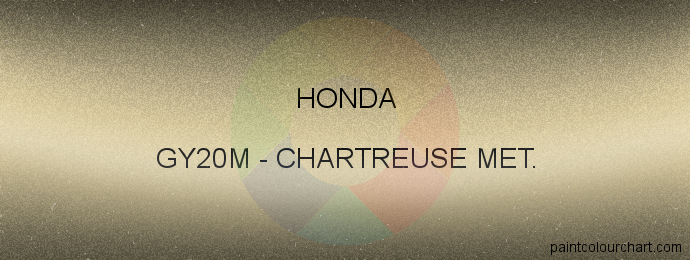 Honda paint GY20M Chartreuse Met.
