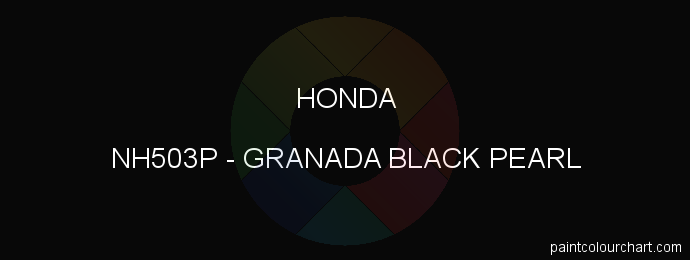 Honda paint NH503P Granada Black Pearl