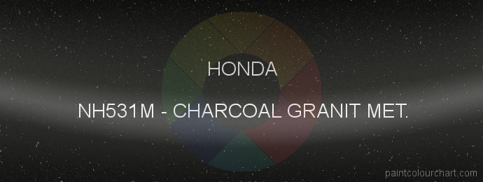 Honda paint NH531M Charcoal Granit Met.
