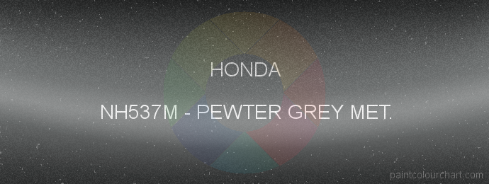 Honda paint NH537M Pewter Grey Met.