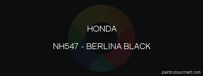 Honda paint NH547 Berlina Black