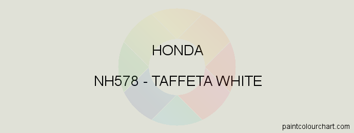 Honda paint NH578 Taffeta White