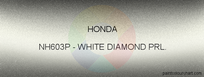 Honda paint NH603P White Diamond Prl.