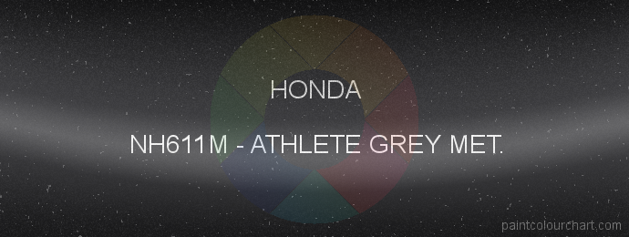 Honda paint NH611M Athlete Grey Met.