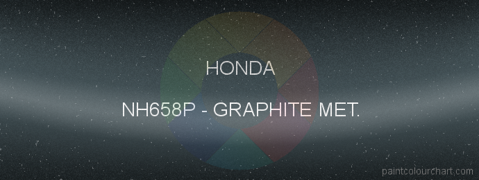 Honda paint NH658P Graphite Met.