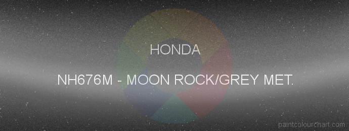 Honda paint NH676M Moon Rock/grey Met.