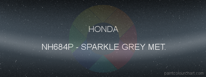 Honda paint NH684P Sparkle Grey Met.