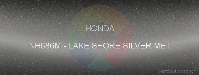 Honda paint NH686M Lake Shore Silver Met.