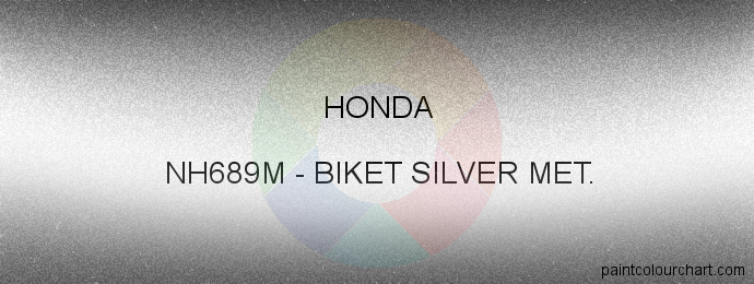 Honda paint NH689M Biket Silver Met.