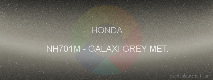 Honda paint NH701M Galaxi Grey Met.