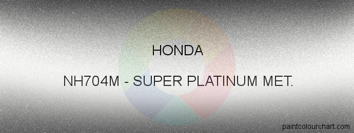 Honda paint NH704M Super Platinum Met.