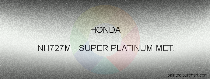 Honda paint NH727M Super Platinum Met.